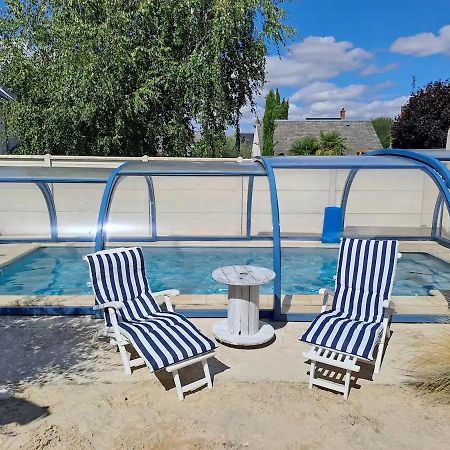 Chambre Bleue Avec Acces Plage Bourges Exterior foto